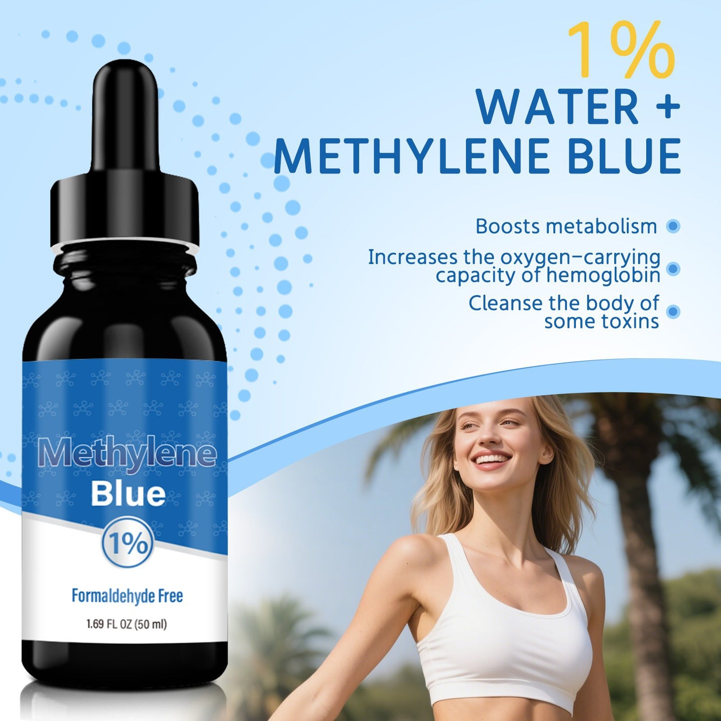 Methylene Blue Drops Relieve Fatigue Enhance Memory Improve Work And Study Efficiency
