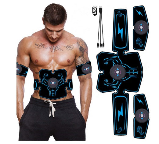 EMS Ab Stimulator Belt – Smart Abdominal Muscle Toner for Home Gym